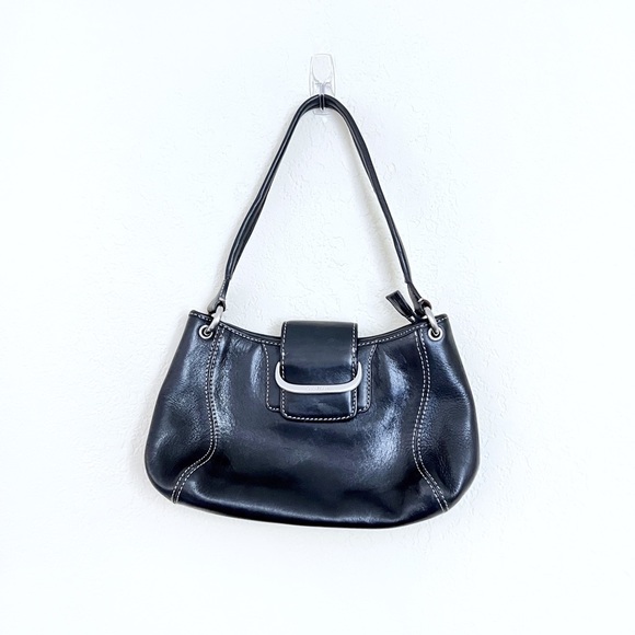 Cole Haan Small Black Leather Purse - Picture 2 of 12
